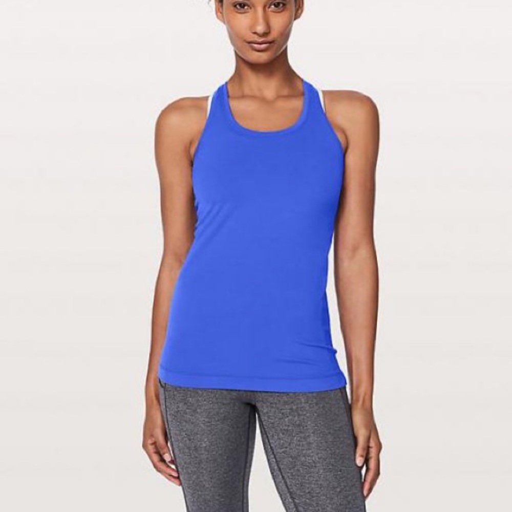 Cobalt Blue Lululemon Size 2 Cool Racerback II